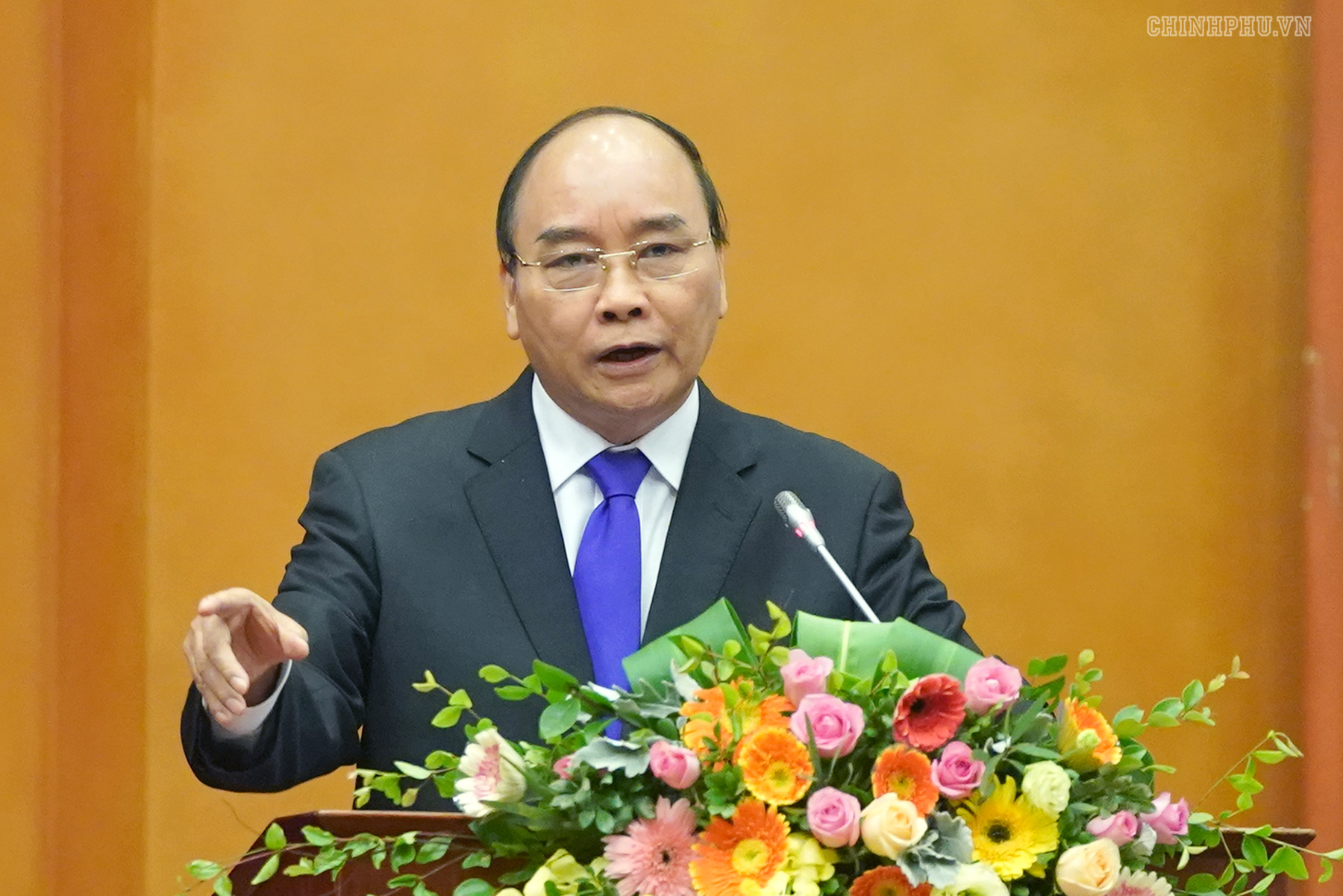 Thủ tướng nêu ra 5 yêu cầu lớn đối với Viện Hàn lâm Khoa học Xã hội Việt Nam - Ảnh: VGP/Quang Hiếu