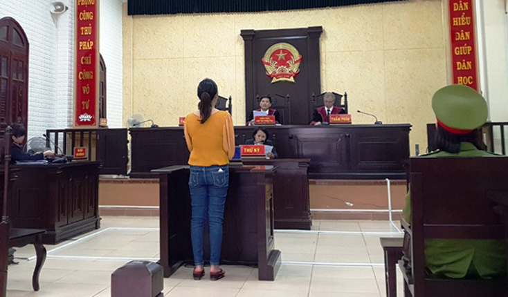 Bị cáo Nguyễn Thị Tình tại phiên tòa phúc thẩm