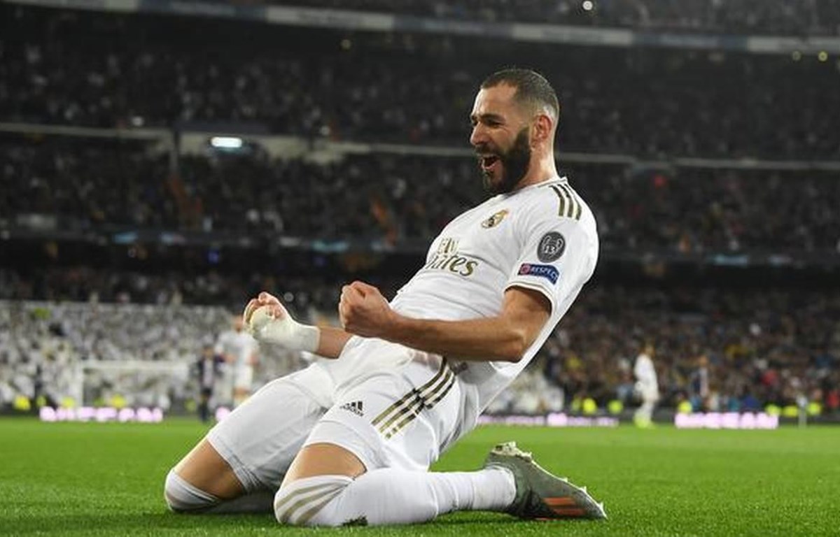 Benzema đưa Real Madrid vào vòng 1/8 Champions League. (Nguồn: Getty Images)