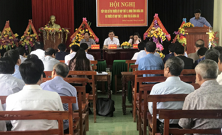 Ủy ban MTTQVN thị xã Ba Đồn phối hợp với HĐND tỉnh tổ chức thành công các hội nghị tiếp xúc cử tri trên địa bàn.