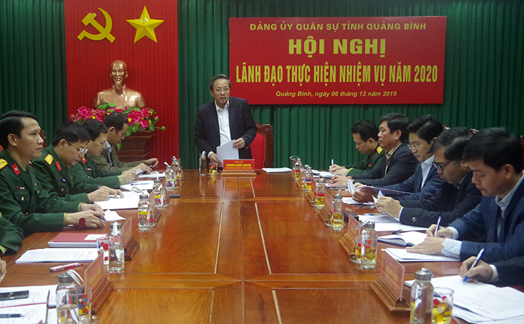 Đồng chí Bí thư Tỉnh ủy Hoàng Đăng Quang phát biểu kết luận hội nghị.