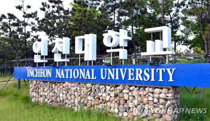 Đại học Quốc gia Incheon, Hàn Quốc, nơi có 161 du học sinh Việt Nam “mất tích”. Ảnh: Yonhap