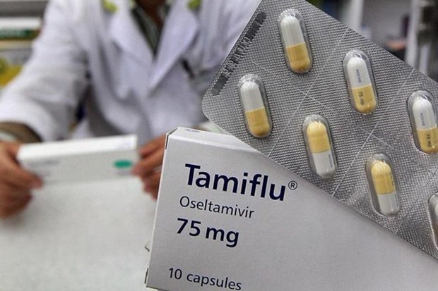 Thuốc điều trị cúm Tamiflu 75mg. (Nguồn: Yonhap/EPA)