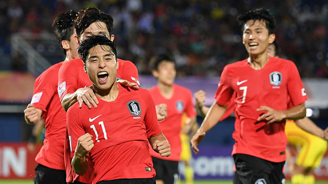 U23 Hàn Quốc đã giành chiến thắng khá nhọc nhằn trước U23 Trung Quốc ở trận ra quân. Ảnh: thethaovanhoa.vn