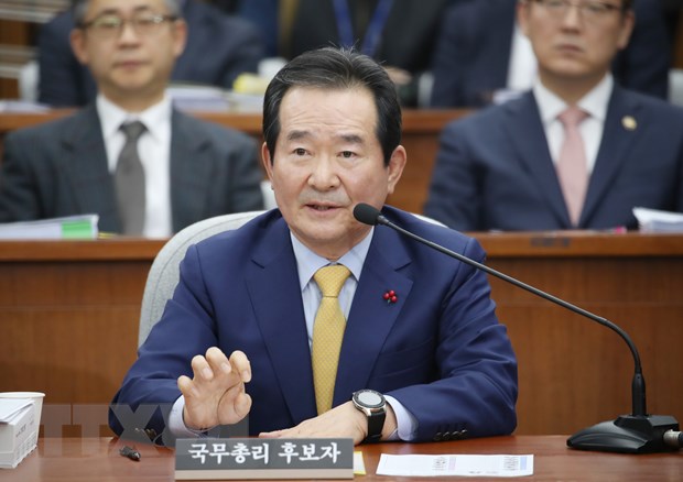 Tân Thủ tướng Đại Hàn Dân Quốc Chung Sye-kyun. (Nguồn: Yonhap/TTXVN)