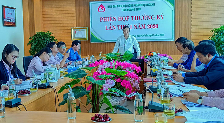 Đồng chí Nguyễn Xuân Quang, Phó Chủ tịch Thường trực UBND tỉnh chủ trì phiên họp thường kỳ lần thứ 1 năm 2020