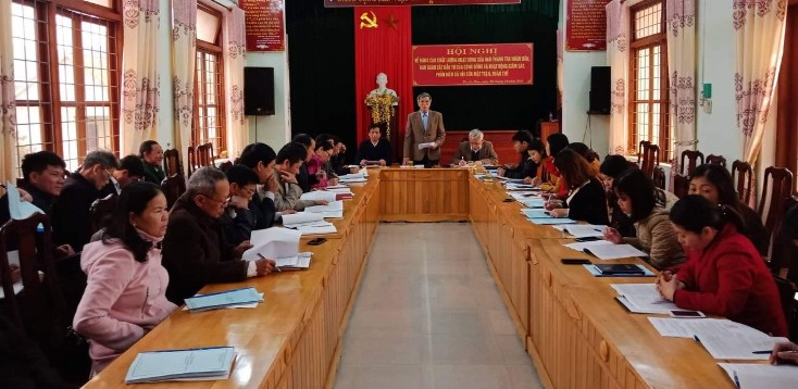 Ủy ban MTTQVN huyện Tuyên Hóa tổ chức hội nghị nâng cao chất lượng hoạt động giám sát và phản biện xã hội.