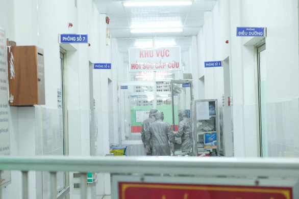 Khu vực cách ly điều trị cho hai bệnh nhân người Trung Quốc tại Bệnh viện Chợ Rẫy TP.HCM - Ảnh: THIÊN CHƯƠNG