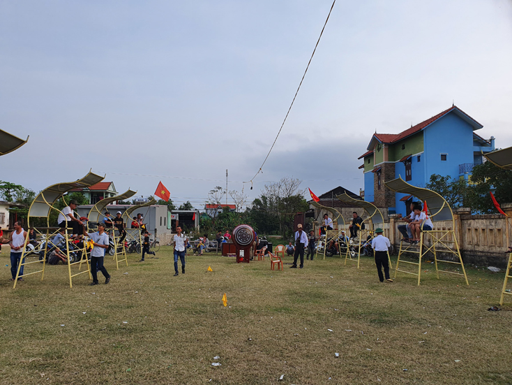 Lễ hội Bài Chòi tại thôn Thuân Trạch ngày đầu năm