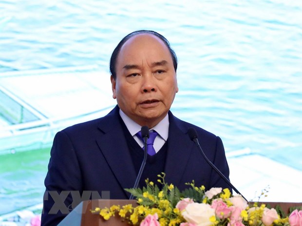 Thủ tướng Nguyễn Xuân Phúc phát biểu. (Ảnh: Thống Nhất/TTXVN)