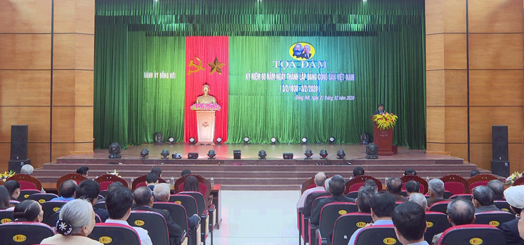 TP. Đồng Hới tổ chức tòa đàm kỷ niệm 90 năm Ngày thành lập Đảng Cộng sản Việt Nam