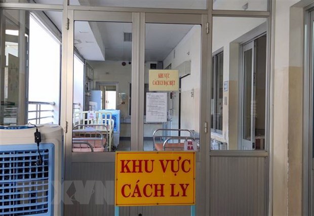 Khu vực cách ly đặc biệt dành riêng cho bệnh nhân nhiễm nCoV tại Bệnh viện Bệnh Nhiệt đới Thành phố Hồ Chí Minh. (Ảnh: Đinh Hằng/TTXVN)