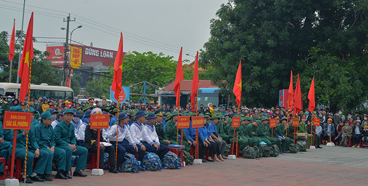 Thị xã Ba Đồn có 116 tân binh lên đường nhập ngũ năm 2020.