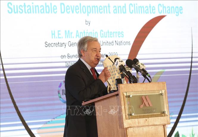 Tổng Thư ký Liên hợp quốc Antonio Guterres. Ảnh: THX/TTXVN