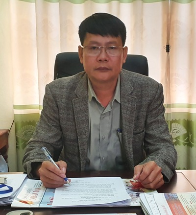 Ông Phan Huy Hoàng, Phó Bí thư Đảng ủy, Chủ tịch UBND xã Châu Hóa.