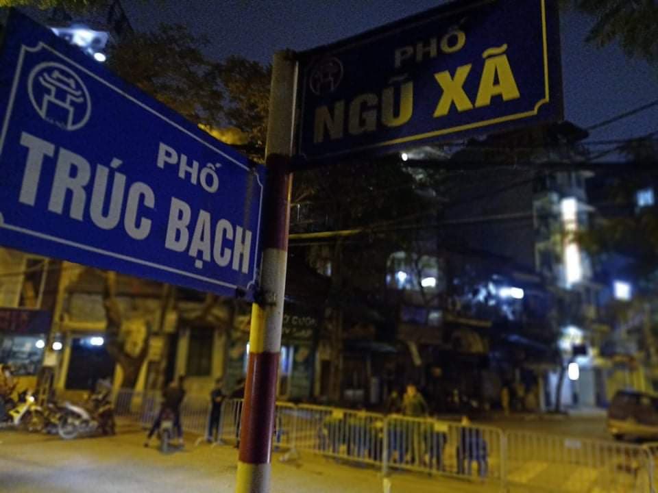 Nơi bệnh nhân sống đã bị phong toả. Ảnh: Lê Phú