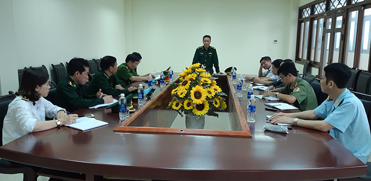 Ban chỉ đạo phòng chống dịch COVID-19 tại CKQT Cha Lo họp khẩn cấp lên phương án phòng chống dịch COVID-19