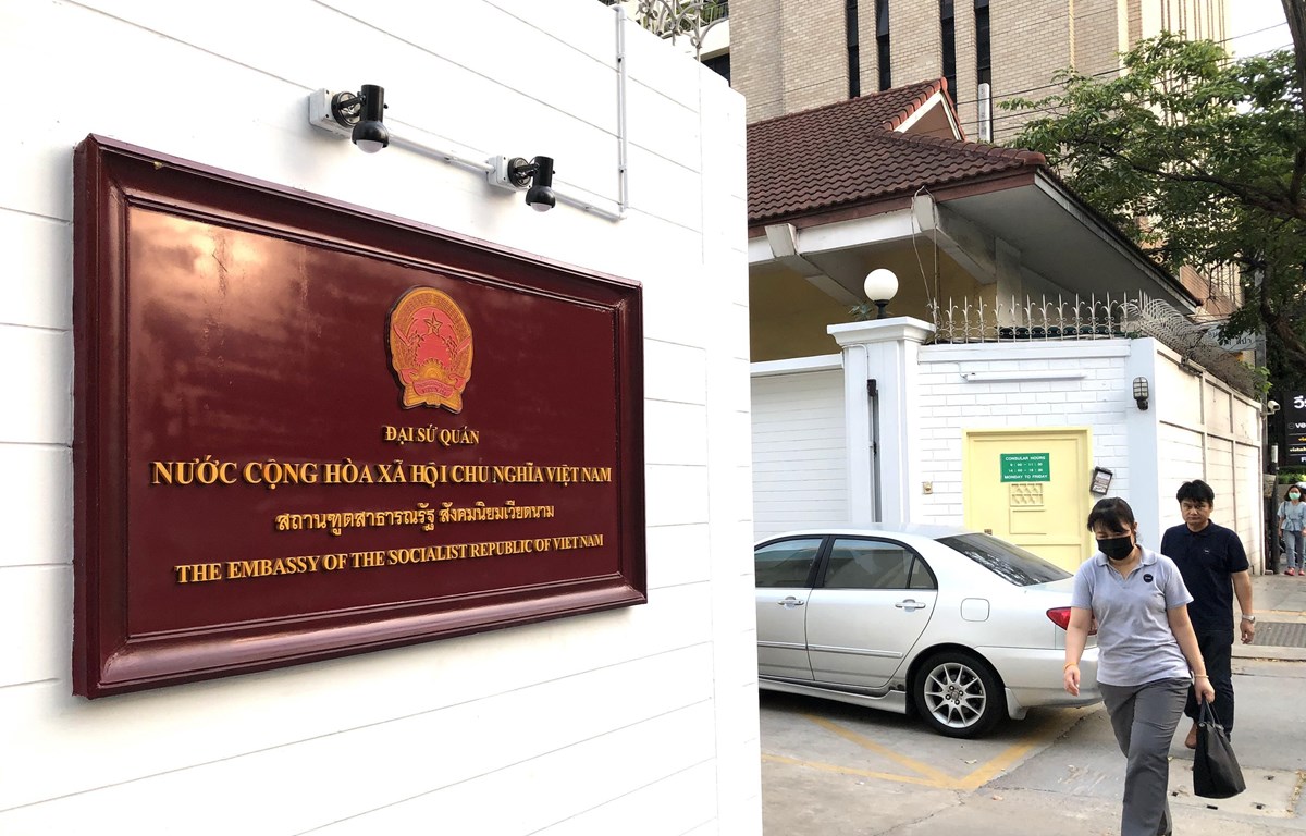 Trụ sở Đại sứ quán Việt Nam tại thủ đô Bangkok của Thái Lan. (Ảnh: Ngọc Quang/TTXVN)