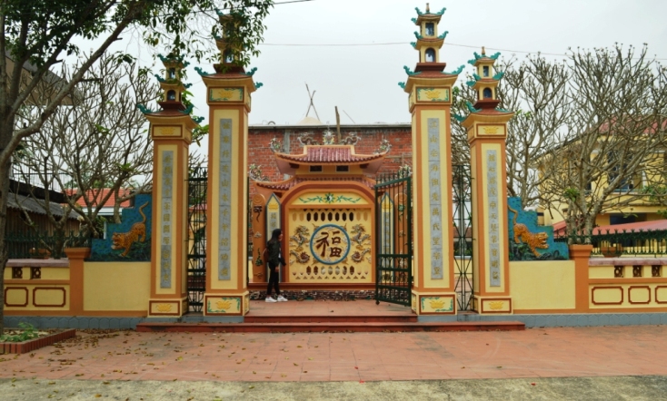 Miếu thờ Dương Văn An được UBND tỉnh công nhận là di tích lịch sử-văn hóa cấp tỉnh.