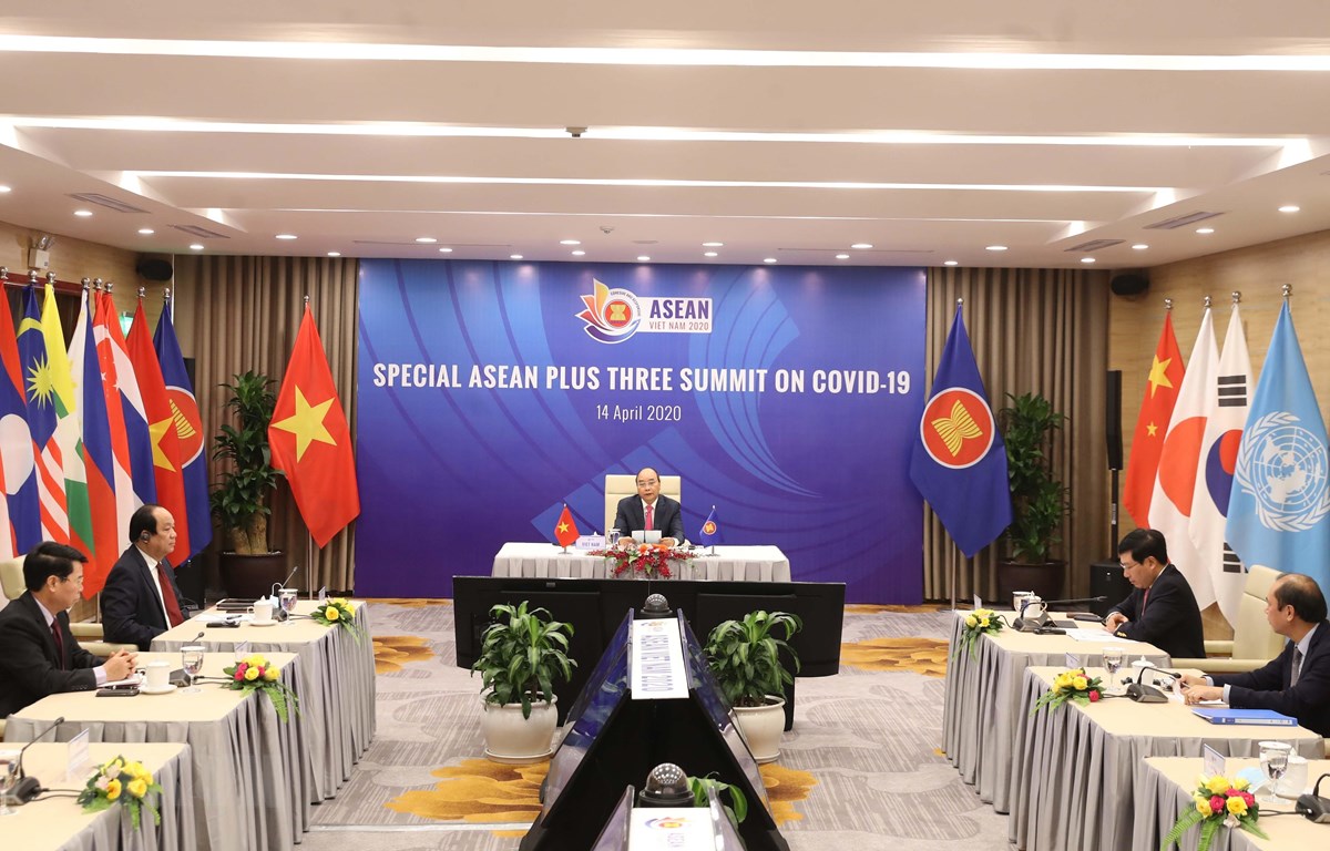 Thủ tướng Nguyễn Xuân Phúc, Chủ tịch ASEAN 2020 phát biểu khai mạc. (Ảnh: Thống Nhất/TTXVN)