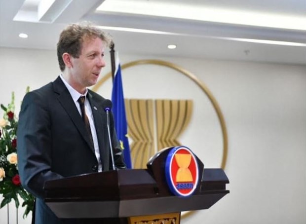  Đại sứ EU tại ASEAN, ông Igor Driesmans. (Nguồn: netralnews.com)