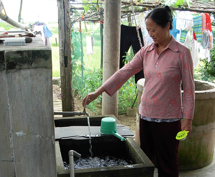 Nâng cao công tác quản lý sau đầu tư công trình cấp nước tập trung nông thôn sẽ đáp ứng nhu cầu sử dụng của người dân.