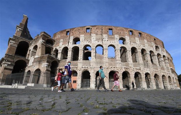 Đấu trường La Mã ở Rome, Italy. (Ảnh: THX/TTXVN)