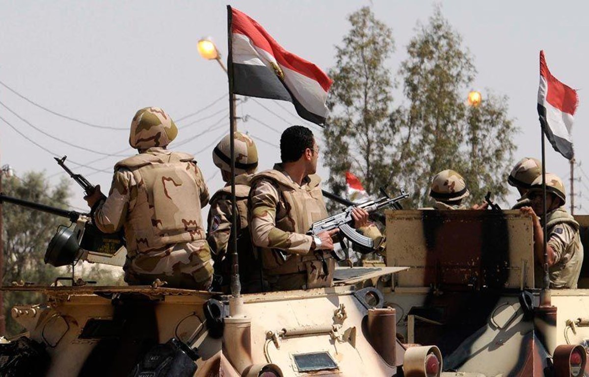Lực lượng an ninh Ai Cập. (Nguồn: almasdarnews.com)