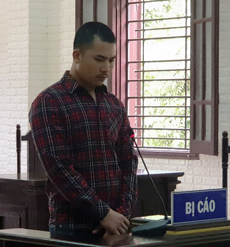Bị cáo Nguyễn Đức Hùng tại phiên tòa phúc thẩm 