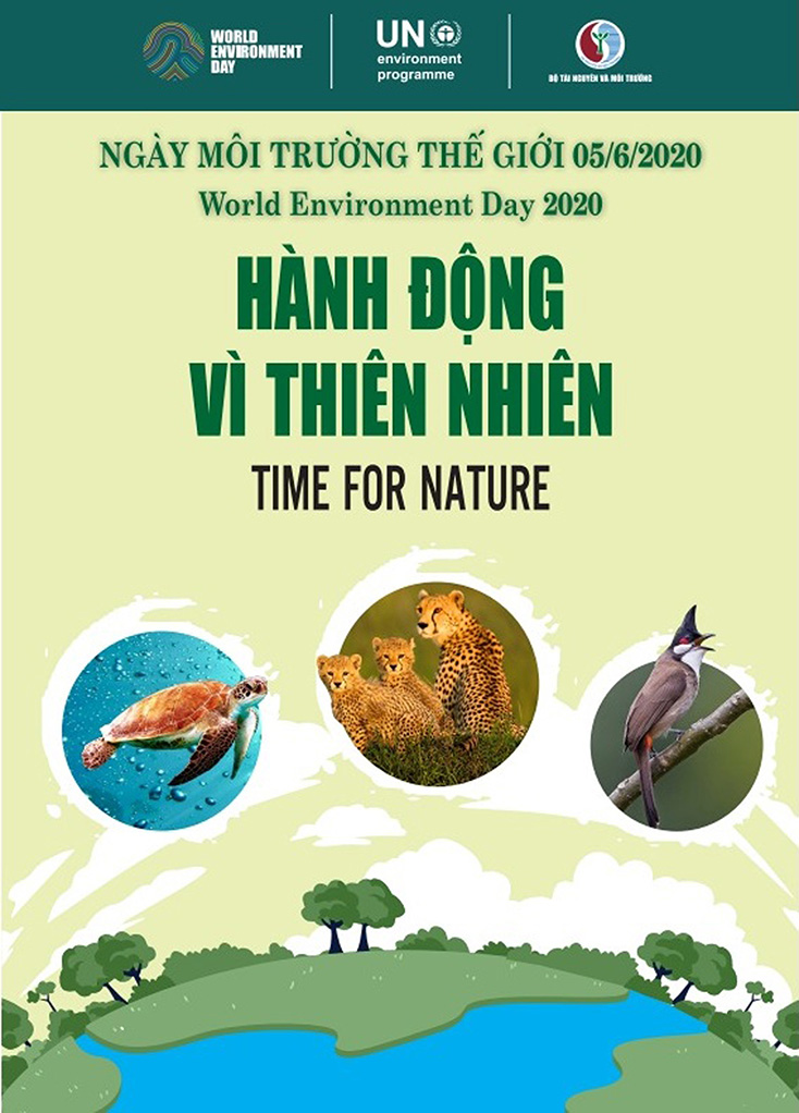 Poster Ngày Môi trường thế giới năm 2020. 