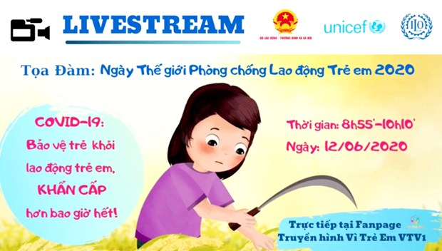  Tọa đàm ưởng ứng ngày thế giới phòng, chống lao động trẻ em 2020. (Ảnh: PV/Vietam+)