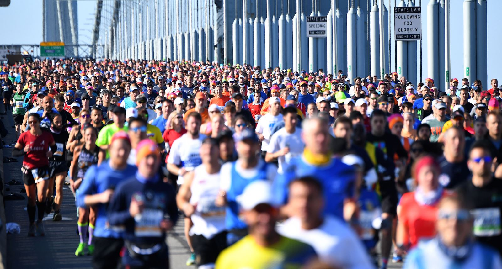 Giải chạy marathon New York Road Runners tại thành phố New York (Mỹ) bị hủy bỏ. Ảnh: AFP