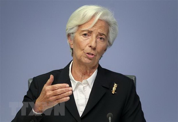 Chủ tịch ECB Christine Lagarde. (Ảnh: AFP/TTXVN)