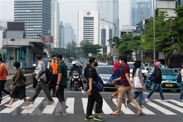 Đường phố ở Jakarta, Indonesia. (Nguồn: THX/TTXVN)