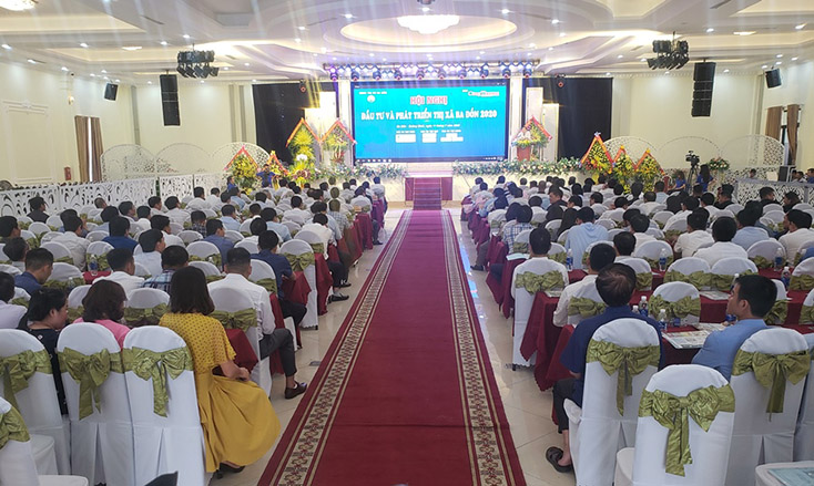 Thị xã Ba Đồn là địa phương đầu tiên trong toàn tỉnh tổ chức hội nghị xúc tiến đầu tư