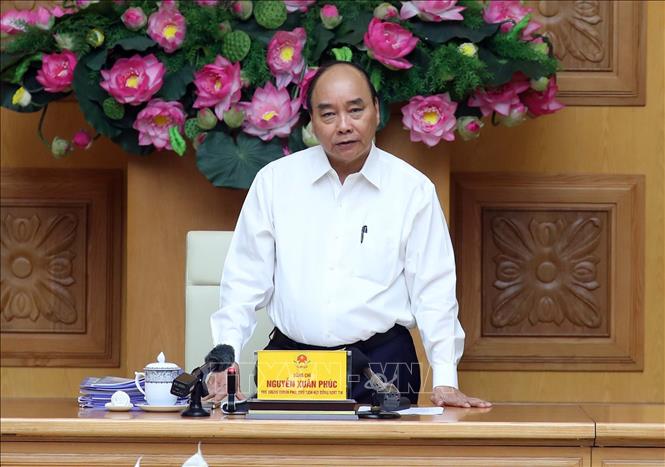 Thủ tướng Nguyễn Xuân Phúc, Chủ tịch Hội đồng - Thi đua khen thưởng Trung ương phát biểu. Ảnh: Thống Nhất/TTXVN