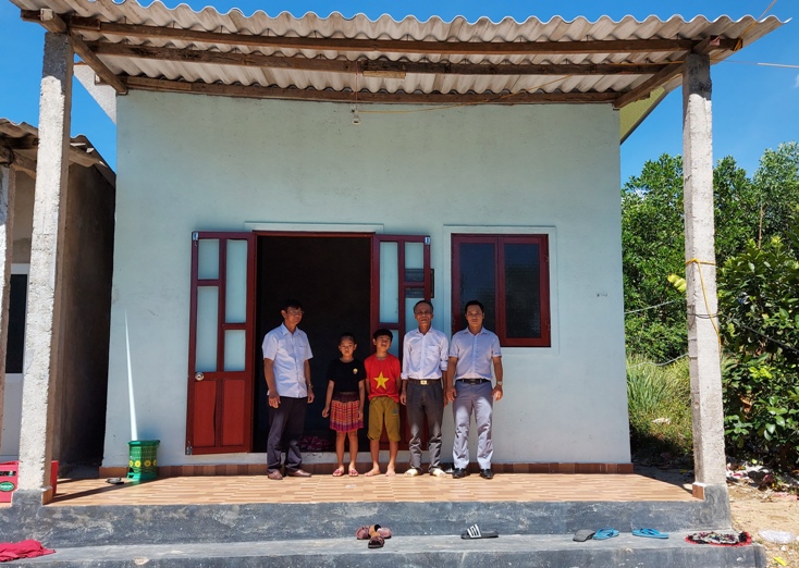  Ngôi nhà của chị Phạm Thị Thảo mới được hoàn thiện.