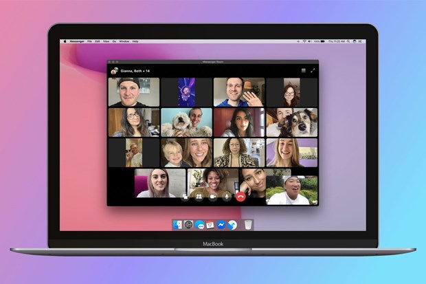  Tính năng Messenger Room của Facebook. (Ảnh: The Verge)