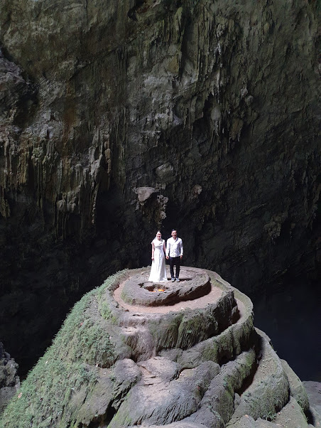 Bức ảnh cưới độc đáo bên trong hang Sơn Đoòng của cặp đôi đến từ TP. Hồ Chí Minh.