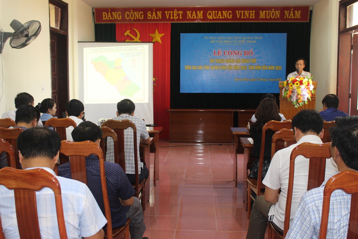 Công bố Quy hoạch quảng cáo ngoài trời trên địa bàn tỉnh Quảng Bình