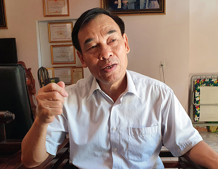 Nhà báo Phạm Thanh Hùng. 