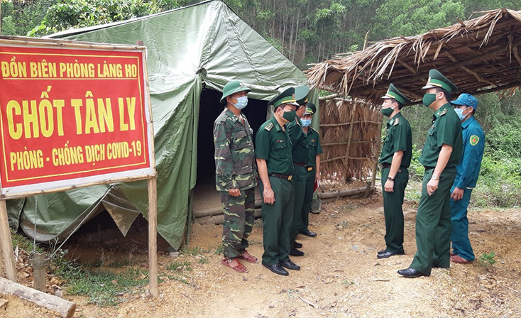 Đến thời điểm này các điểm chốt trên biên giới Quảng Bình vẫn được kiểm soát nghiêm ngặt