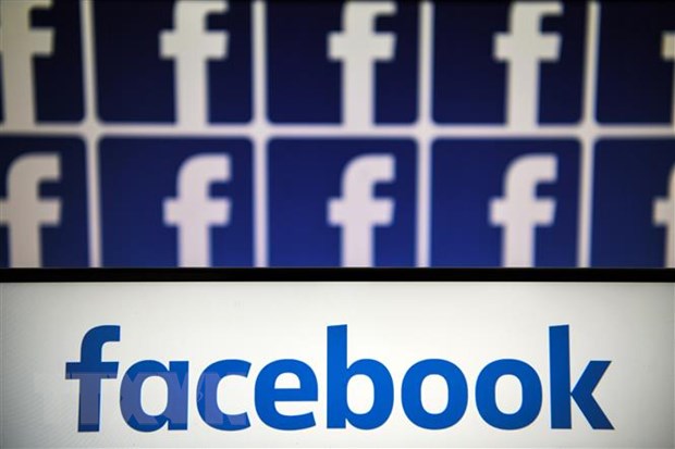 Biểu tượng của mạng xã hội Facebook. (Ảnh: AFP/TTXVN)