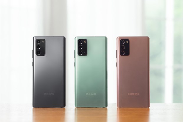  3 màu mới của mẫu Samsung Galaxy Note 20 Ultra. (Ảnh: Samsung)
