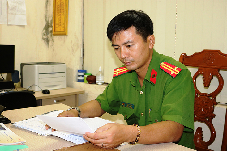 Trung tá Trần Phi Hùng, Đội trưởng đội cảnh sát CS113, Phòng PC06, Công an tỉnh Quảng Bình 