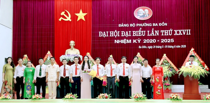   Ban Chấp hành Đảng bộ phường Ba Đồn, nhiệm kỳ 2020-2025.