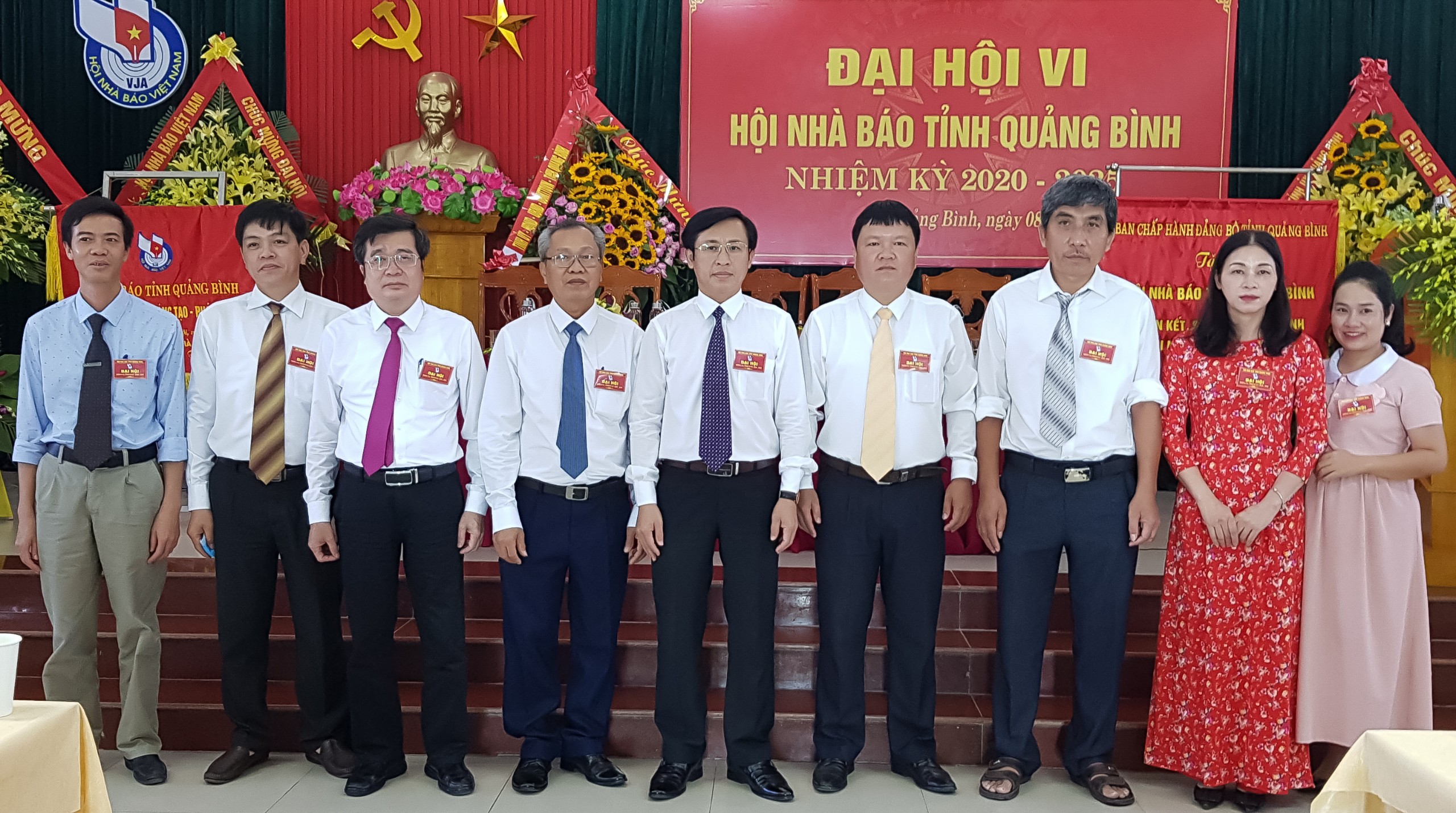 Ban chấp hành Hội Nhà báo Việt Nam tỉnh Quảng Bình khóa VI, nhiệm kỳ 2020-2025.