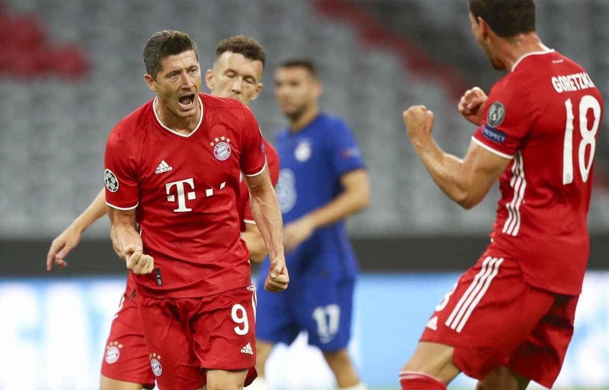 Lewandowski tỏa sáng mang chiến thắng về cho Bayern. (Nguồn: AP)