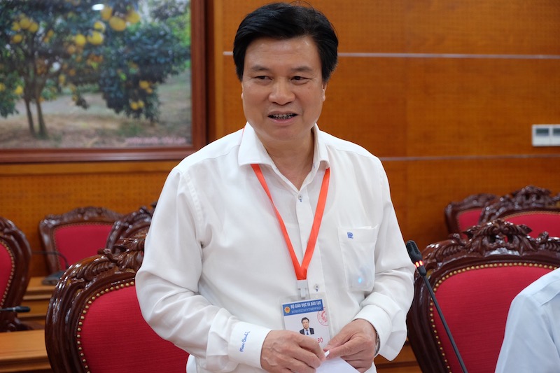 Thứ trưởng GD-ĐT Nguyễn Hữu Độ, Trưởng Ban Chỉ đạo cấp quốc gia Kỳ thi tốt nghiệp THPT 2020.