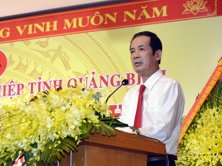 Đồng chí Trần Công Thuật, Phó Bí thư Tỉnh ủy, Chủ tịch UBND tỉnh, Trưởng đoàn ĐBQH tỉnh phát biểu chỉ đạo đại hội.